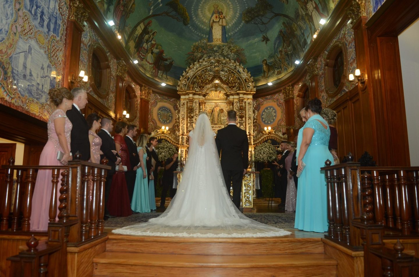 Casamento lindo Talita e Diogo Igreja Nossa Senho do Brasil