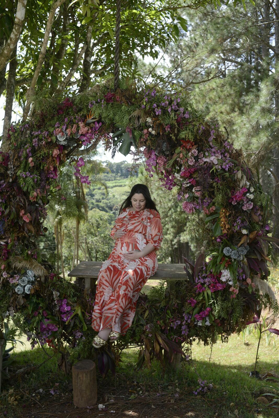 Foto Ensaio Gestante Brenda + Arlley = Otávio - Sitio das Borboletas - Imagem 8