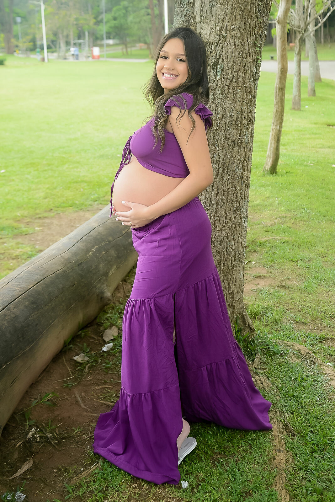 Foto Ensaio gestante  em Parque do Carmo -  Luana + Wesley  - Imagem 3